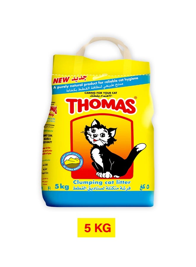 توماس رمل قطط متكتل - 5 كجم - Image 1